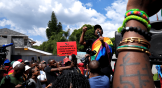 Manifestation contre le projet de loi anti-homosexualité en Ouganda.