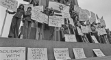 Manifestation de solidarité avec Israël pendant la guerre du Kippour en 1973.