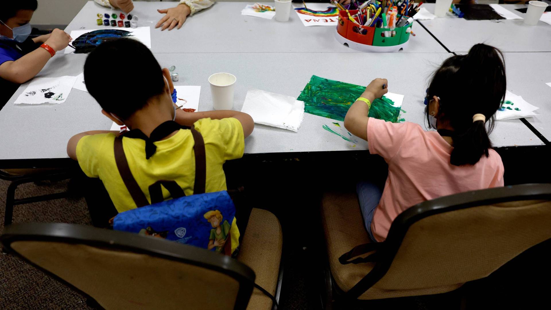 Afghan children in the United States