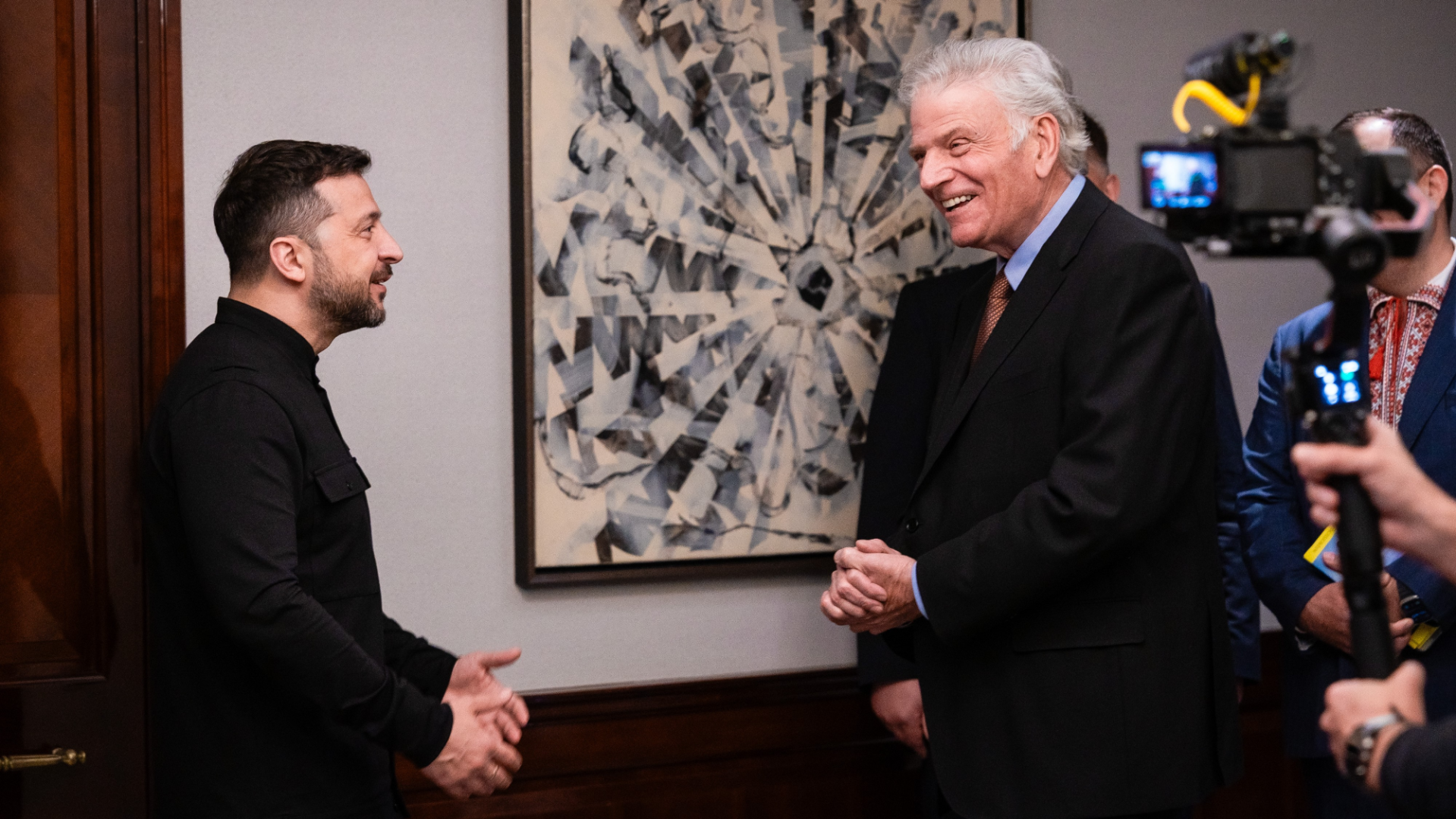 Ukraine president Zelensky meets with evangelist Franklin Graham