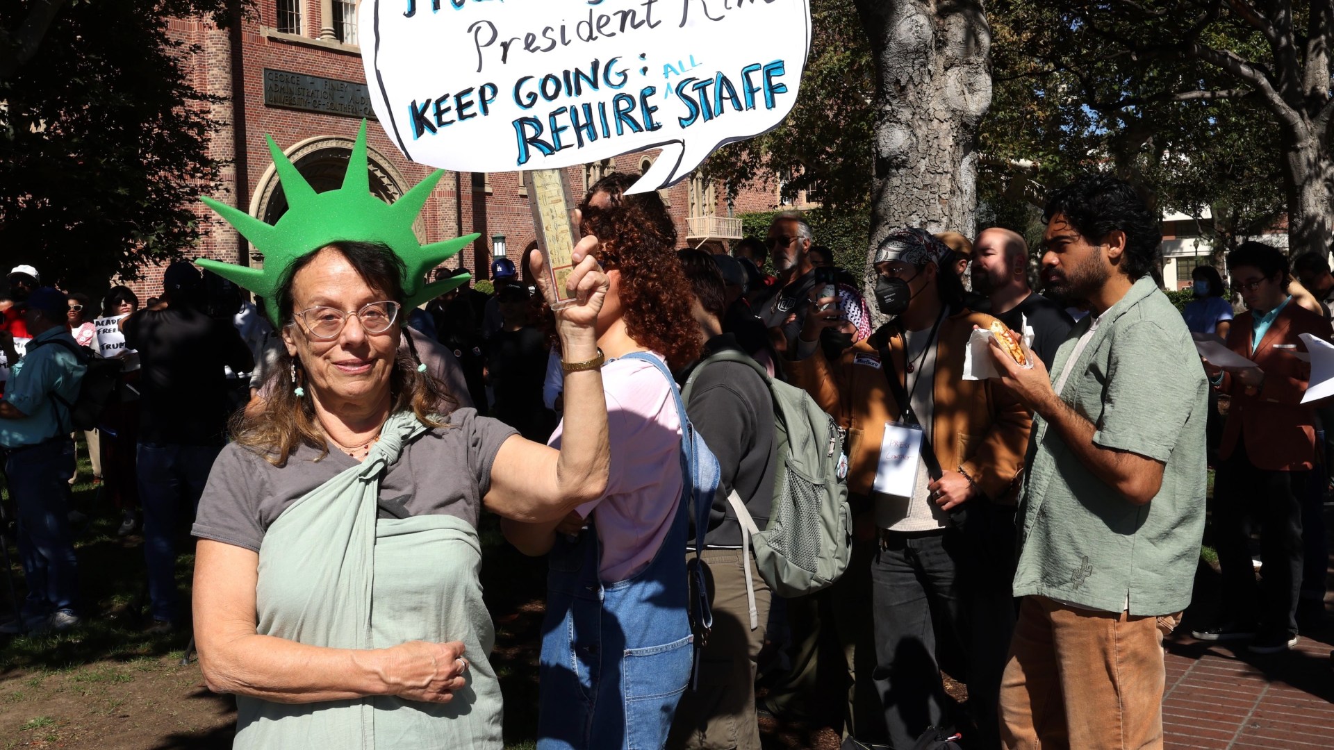 A USC professor protests the Trump compact on higher education.